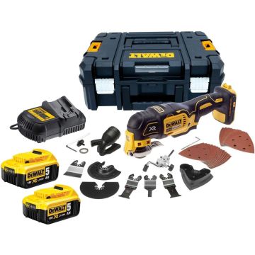 Dewalt DCS355P2 18v XR Brushless Oscillating Multi Tool + 35 Accessory 2X 5.0AH